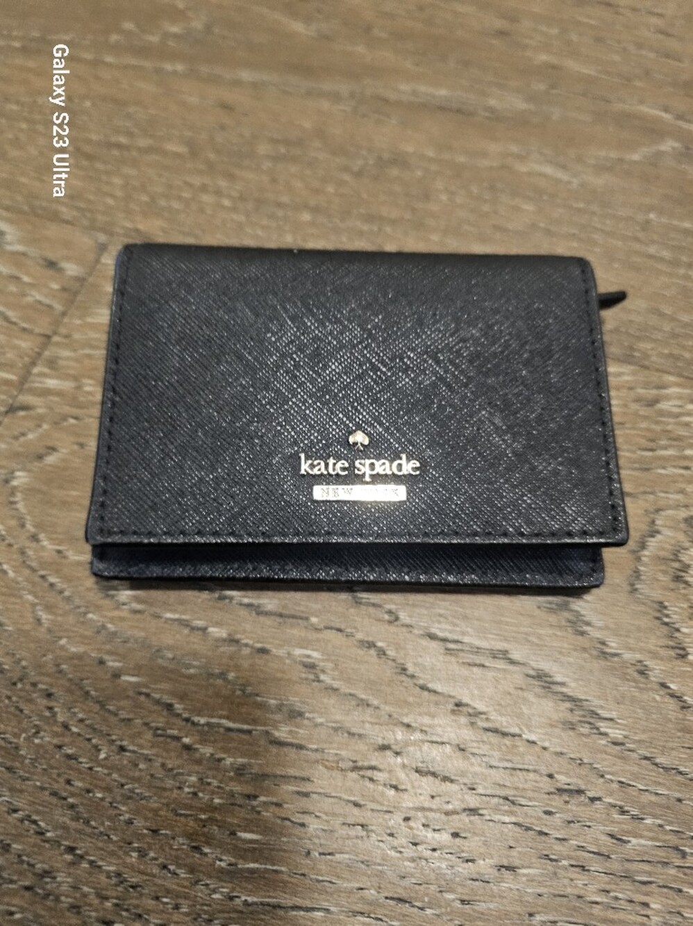 Kate Spade Black Seffanio Leather Wallet
